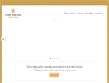 Tablet Screenshot of fortsquarehomestay.com